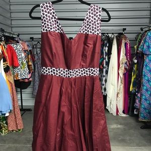 African print Ankara Bell sleeveless dress